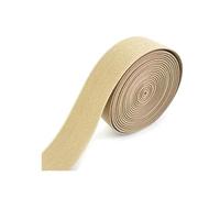 Risdany 5 Metri di Elastico da 10-50 mm, fettuccia Elastica per Pantaloni, Spallacci per Biancheria Intima, Accessori per Cucire e Abbigliamento,Cachi,30 mm