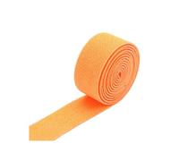 Risdany 5 Metri di Elastico da 10-50 mm, fettuccia Elastica per Pantaloni, Spallacci per Biancheria Intima, Accessori per Cucire e Abbigliamento,Arancione Fluorescente,50 mm