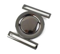 Risdany 6 Fibbie per Cinture in Metallo da 50 mm, Bottoni Decorativi per Giacche a Vento, Chiusure Fai da Te per Giacche e Borse/Indumenti.