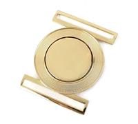 Risdany 6 Fibbie per Cinture in Metallo da 50 mm, Bottoni Decorativi per Giacche a Vento, Chiusure Fai da Te per Giacche e Borse/Indumenti.