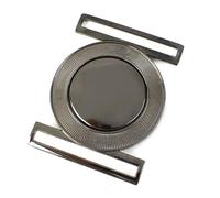 Risdany 6 Fibbie per Cinture in Metallo da 50 mm, Bottoni Decorativi per Giacche a Vento, Chiusure Fai da Te per Giacche e Borse/Indumenti.