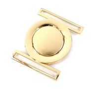 Risdany 6 Fibbie per Cinture in Metallo da 50 mm, Bottoni Decorativi per Giacche a Vento, Chiusure Fai da Te per Giacche e Borse/Indumenti.