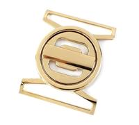 Risdany 6 Fibbie per Cinture in Metallo da 50 mm, Bottoni Decorativi per Giacche a Vento, Chiusure Fai da Te per Giacche e Borse/Indumenti.