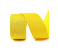 Risdany 8 Metri 20-50 mm di Spessore 1 mm di fettuccia Colorata, Cintura di Sicurezza in Twill, Cinghia per Bagagli, Accessori per Cucire,Giallo,25 mm