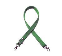 Risdany Cinghie per Borsa in Tela Color Caramello da 130 cm, Spallacci Regolabili, Cinghie per Borsa di Ricambio in Tessuto Largo con Rivetti,Verde