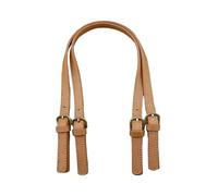 Risdany Cinghie per Borsa Regolabili da 2 Pezzi da 1,5 cm, Pelle a Strati, Cinghie di Ricambio per Borsa a Tracolla,Marrone