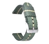 Risdany Cinturino di ricambio per orologio a righe diagonali, largo 18 mm-24 mm, cinturino universale in nylon con fibbia a sgancio rapido,20 millimetri