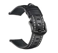 Risdany Cinturino in pelle cerata in stile vintage da 18-26 mm. Sgancio rapido, impermeabile e antivento, comodo e traspirante.,26 millimetri