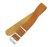 Risdany Cinturino in pelle di ricambio universale da 18-24 mm, design morbido e confortevole, impermeabile e traspirante, adatto all'uso quotidiano.,24 millimetri