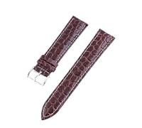 Risdany Cinturino unisex in pelle impermeabile e traspirante da 15-24 mm, comodo da indossare tutto il giorno, parti di ricambio incluse,20 millimetri