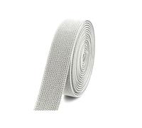 Risdany Elastici da 5 Metri, Cinture per Pantaloni, Elastici, Cinghie Elastiche, Accessori per Cucire Abbigliamento,Grigio Argento,25 mm