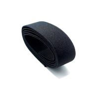 Risdany Elastico da 3 Metri e 3 cm, Elastico in Doppio Twill Addensato, Corda Elastica, Accessori per Abbigliamento Elastico Piatto,Nero,30 mm