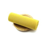 Risdany Elastico Largo 2 Metri e 10 cm per Spallacci Intimi, Elastico colorato su Entrambi i Lati, Accessori da Cucito,Giallo Scuro,10 cm
