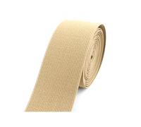 Risdany Fascia Elastica da 5 Metri 25-38 mm, utilizzata per Cucire Biancheria Intima di Pantaloni, Cinghie Elastiche,Cachi,50 mm