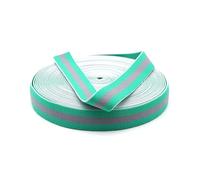 Risdany Fascia Elastica in Poliestere da 5 Metri, 25 mm, Nastro Scozzese a Righe mimetiche, Scarpe da Viaggio e Cappelli, Abbigliamento, Accessori da Cucito,Grigio Verde Chiaro,25 mm