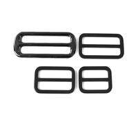 Risdany Fibbia ad Anello Scorrevole a Tre Vie in Metallo da 25-50 mm, 10 Pezzi, Gancio Regolabile per Cinghie, Adatta per Accessori Fai da Te per tracolle.,38 Millimetri