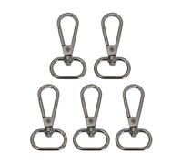 Risdany Kit di ferramenta per Borse da 5 Pezzi, Facili da installare, Anelli divisi, Bottoni Automatici, Fibbie per Portachiavi, Cinghie e Accessori Fai da Te.,20 Millimetri