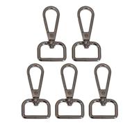 Risdany Kit di ferramenta per Borse da 5 Pezzi, Facili da installare, Anelli divisi, Bottoni Automatici, Fibbie per Portachiavi, Cinghie e Accessori Fai da Te.,20 Millimetri