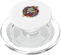 Rise Above and Beyond - Citazione motivazionale astratta audace - S35 PopSockets PopGrip per MagSafe