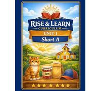Rise and Learn Curriculum: Unit 1 - Short A (1st Grade): Early Grades Phonics Workbook Pages1-25