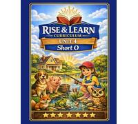 Rise and Learn Curriculum Unit 4 Short O Phonics First Grade Reading and Word Work Pages1-25: First Grade Phonics Worksheets, Centers, and CVC Word Practice