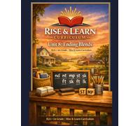 Rise and Learn Curriculum Unit 8:Ending Blends ELA 1st Grade Phonics Workbook: Master CVCC Words and Ending Blends| Reading• Writing• Fluency• Assessment