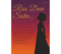 Rise, Dear Sister... a reflection journal: Lined inspirational notebook with deep-purple sunset for prayers, sermon notes, Bible study, and quiet time devotional writing, 7x10, Great gift for women!