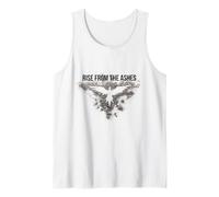 Rise from The Ashes Inspirational Cool Citazioni Graphic Design Canotta