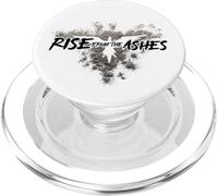 Rise From The Ashes Inspirational Cool Quotes Graphic Design PopSockets PopGrip per MagSafe