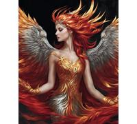 Rise from the Ashes - Phoenix Notebook / Journal: Glossy cover, 110 lined pages, Perfect size at 7.5" x 9.25"
