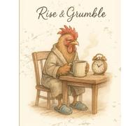 Rise & Grumble: The Morning Rooster Notebook: A Funny Lined Journal for Coffee Lovers, Early Risers & Reluctant Humans - 100 Pages, 7.5 x 9.25"