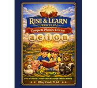 Rise & Learn Curriculum: Complete Short Vowel Phonics Workbook (Units 1-6): CVC Word Practice, Short Vowel Reading, Mixed Vowel Review, and Early Phonics Activities for Kindergarten and First Grade