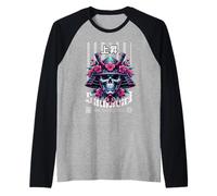 Rise of Samurai, Pink Skull Warrior Maglia con Maniche Raglan