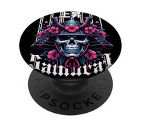 Rise of Samurai, Pink Skull Warrior PopSockets PopGrip Adesivo