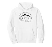 Rise & Shine Uomini e Donne cristiani grati grati Felpa con Cappuccio