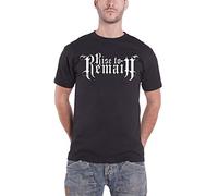 Rise To Remain - Logo, T-Shirt, Manica Corta da Uomo, Nero(Schwarz - Schwarz), M