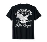 Rise Up And Soar Like Eagles (sul retro) Maglietta