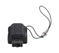 Risegun Adattatore di ricarica GBA SP con convertitore jack per cuffie di tipo C e 3,5 mm Resistente materiale PETG Corda sospesa anti-perdita per console di gioco Advance SP (Nera)