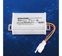 Risegun Convertitore da CC a CC, Adattatore Convertitore CC da 24V-60V a 12V 10a Riduttore di Tensione del Trasformatore Step-Down Regolatore di Potenza 120W per Scooter Elettrico