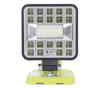 Risegun Luce da Lavoro a LED, Luce da Cantiere Ricaricabile 800lm Luce di Inondazione a LED per Ryobi P189 P190 PBP002 PBP003 RB18L50 BPL1820 18V 14.4V One Batteria al Litio