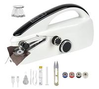Risegun Mini macchina da cucire manuale portatile, macchina da cucire elettrica con accessori da cucire, portatile sewing macchina principianti per indumenti, tessuti, casa e viaggi