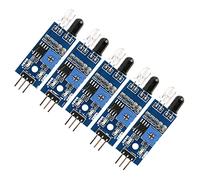 Risegun Modulo Sensore per Evitare Ostacoli a Infrarossi IR 5 Pezzi per Robot per Auto Intelligente