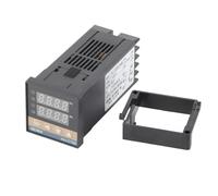 Risegun PID Regolatore di temperatura digitale PID Regolatore di temperatura REXC100, termocoppia compatibile, 12V-24V DC, 0-400°C, display a LED