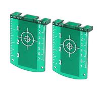 Risegun Targhetta Laser Magnetica, 2 Pezzi, Piastra di Bersaglio Laser in ABS, Verde