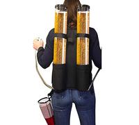 RISELY Dispenser Bevande per Zaino a Doppio Serbatoio,distributore Birra da 6 Litri,distributore Alcol Liquido con Design a Zaino E 2 Prese,per Bar,Feste,Discoteche,Club,intrattenimento All'aperto