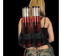 RISELY Dispenser di Bevande per Zaino a Doppio Serbatoio, distributore di Birra da 6 Litri, distributore Alcol Liquido con ugello Lungo,per Bar,Discoteche,Feste,Club,intrattenimento all'aperto