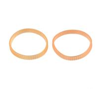 RiseNova 2 cinghie di trasmissione per pialla elettrica per 1911B, ricambio | Materiale PU, perimetro 268 mm, larghezza 9,6 mm, stile doppio ingranaggio, riduce il calore della frizione