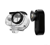 RiseNova 4K Action Camera Impermeabile per Moto e Bicicletta Equitazione | Mini videoregistratore HD con alloggiamento in ABS, portatile per Dash Cam per sport all'aria aperta