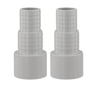 RiseNova Adattatore per tubo della pompa della piscina da Ø50 mm, in plastica ABS, compatibile con tubi interni Ø32/38 mm per sistemi di filtraggio da 800 W (2 pezzi)