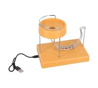 RiseNova Art Motion Machine, giocattolo da scrivania per ufficio e casa, modello educativo scientifico che dimostra il risparmio energetico, antistress (giallo)